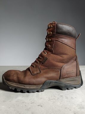 Field & Stream Men's Thinsulate Ultra Brown Leather Work Boots Size 11